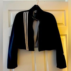Adidas jacket black for women